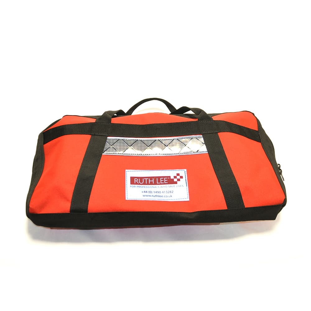 Emergency rescue equipment bag by Ruth Lee.