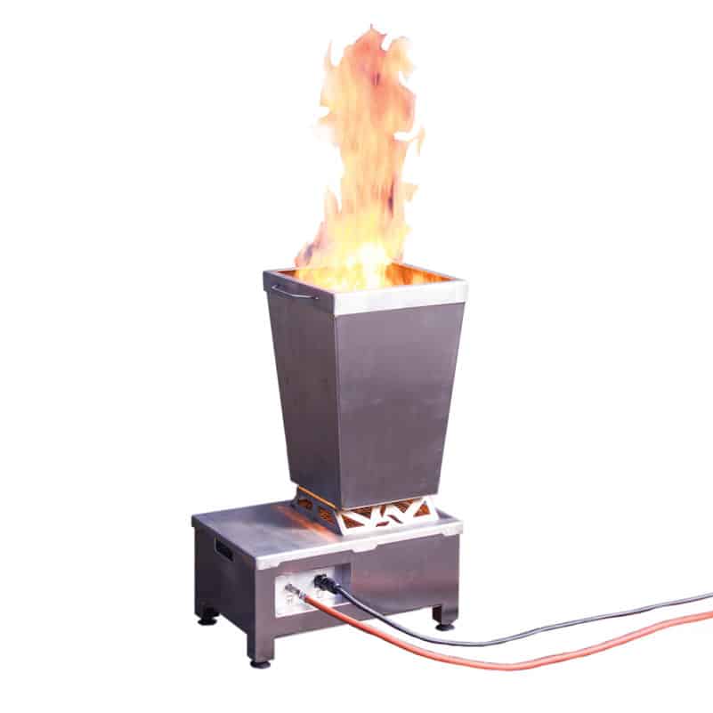 Fireware vesta fire extinguisher trainer add on garbage bin