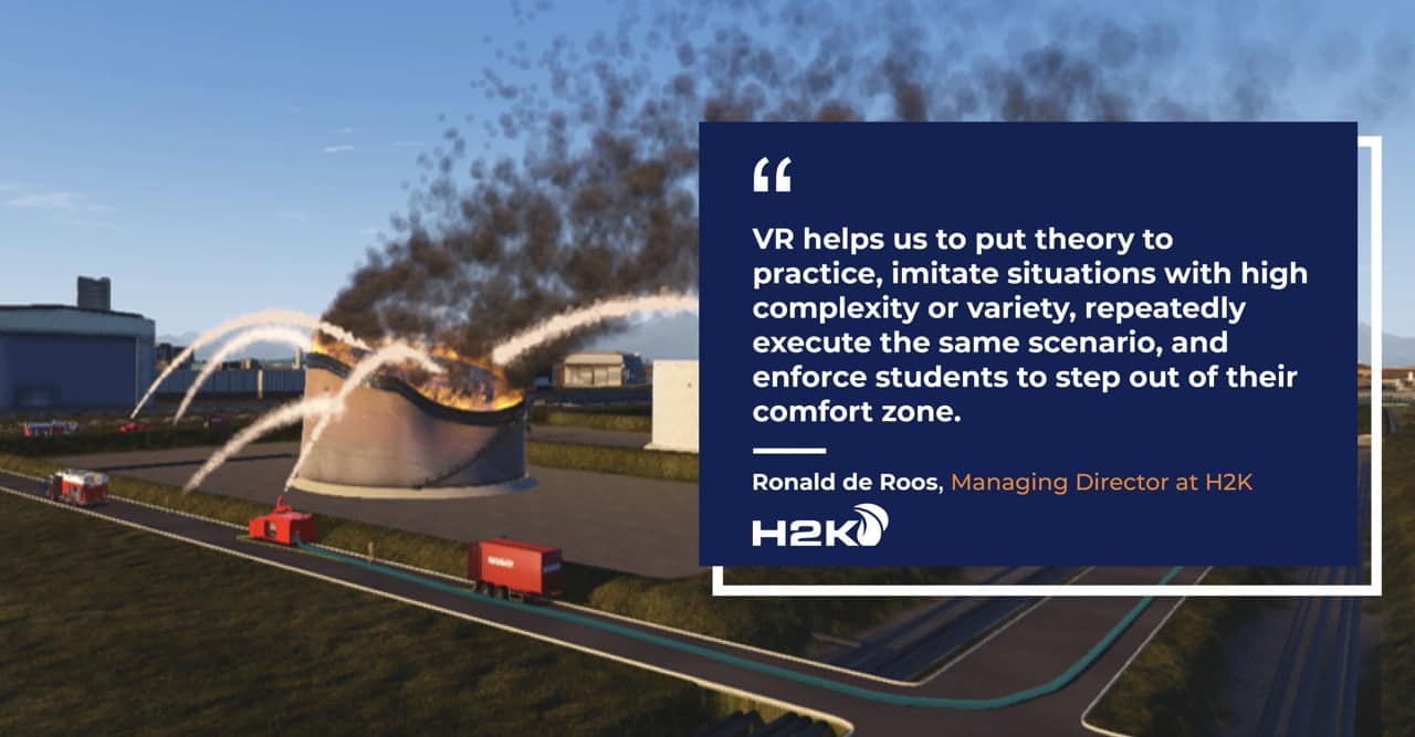 VR rescue training