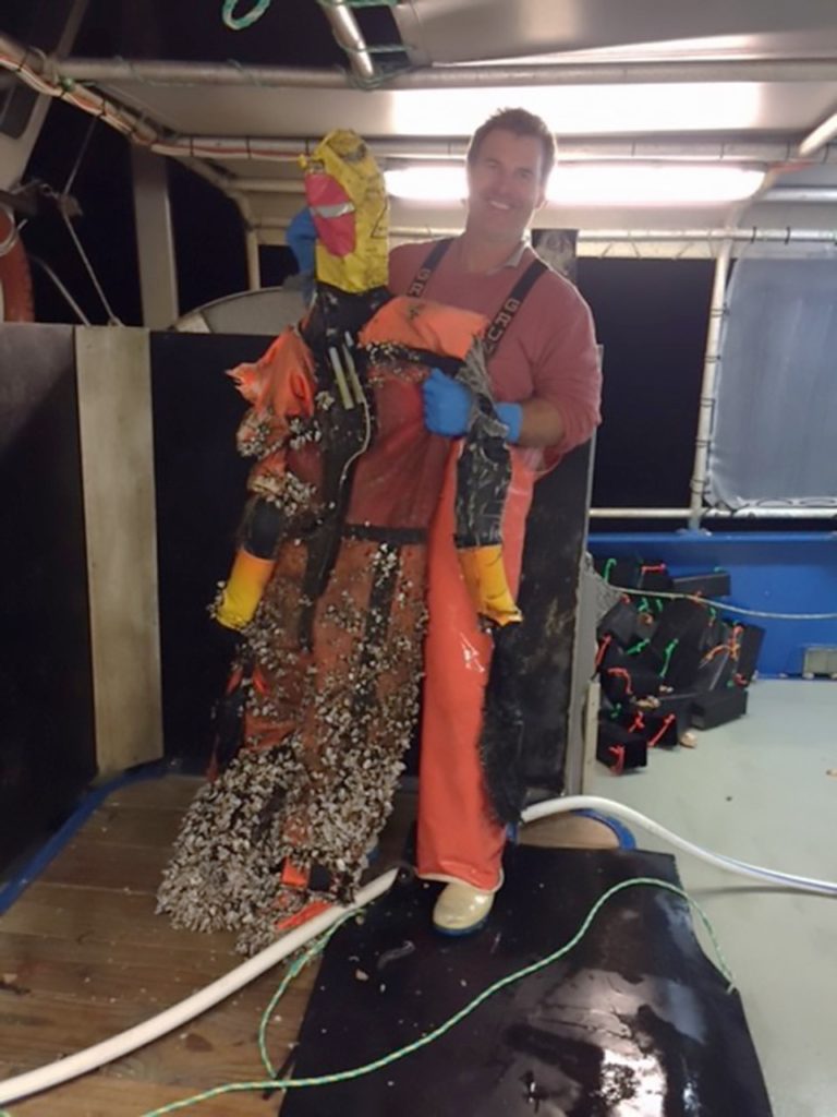 Man Overboard manikin was recovered off the coast of Tasmania