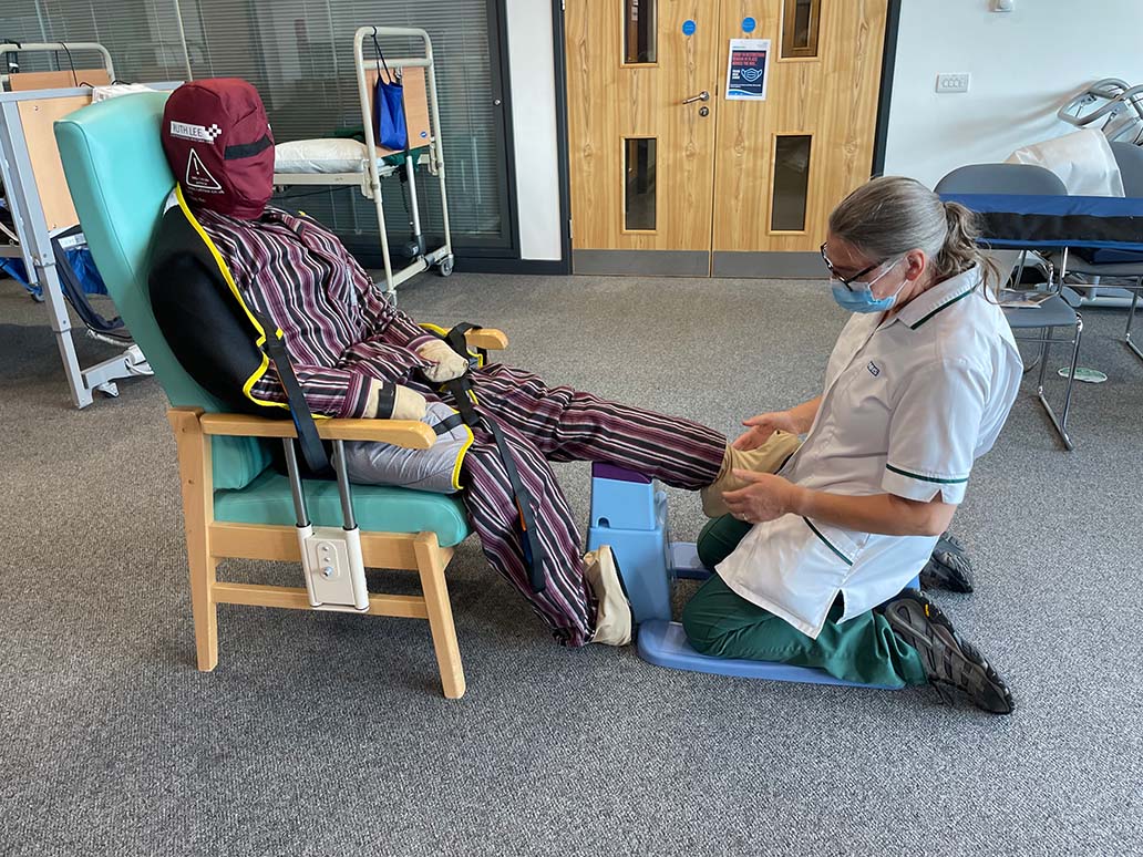 Safer Patient Handling Training Manikin or Emergency Evacuation Preparedness during the Pandemic
