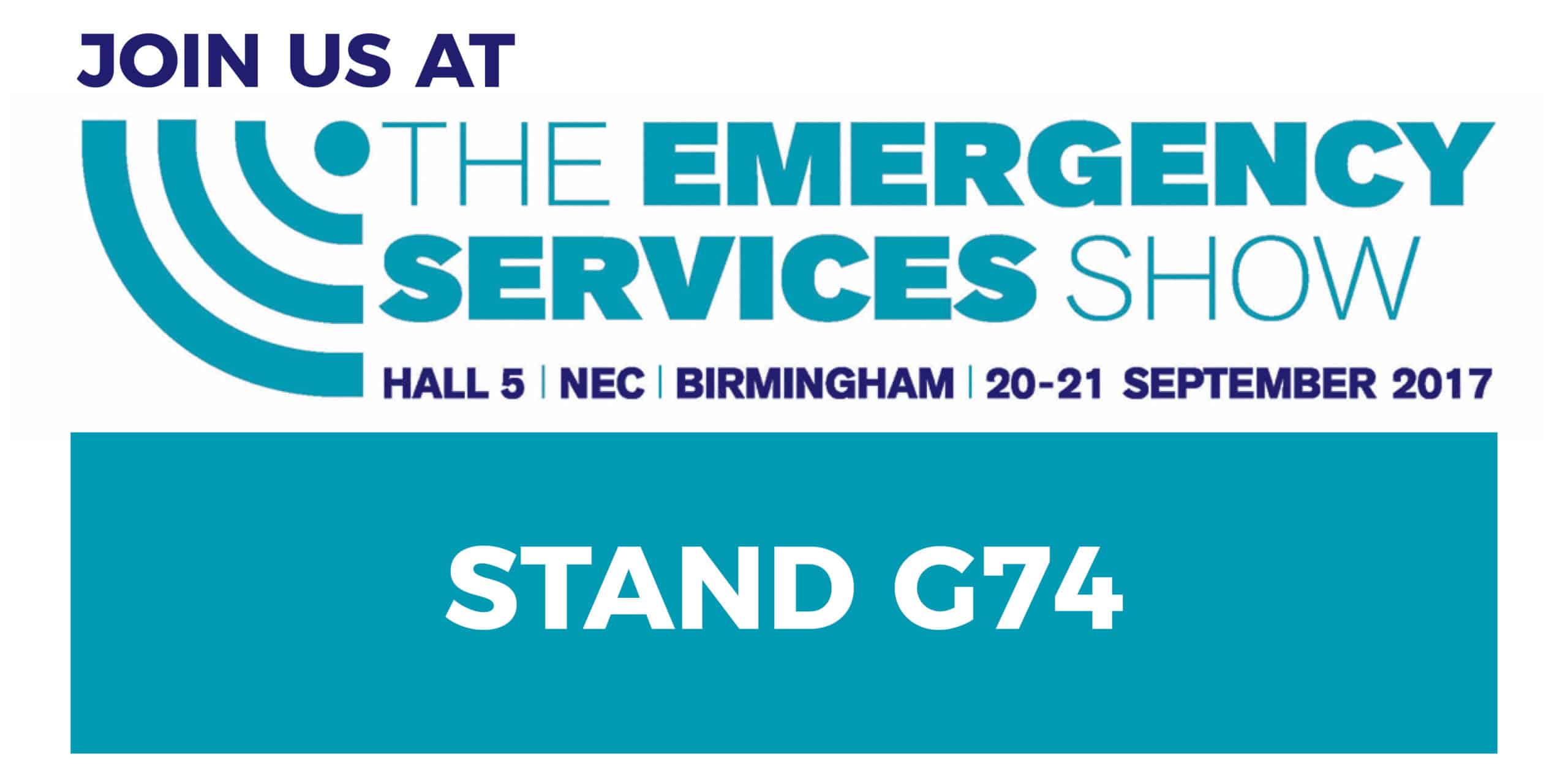 Join us at The Emergency Services Show, Birmingham, 2017.