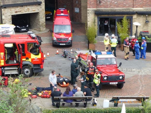 Manikins used in Multi-Agency Search and Rescue Exercise