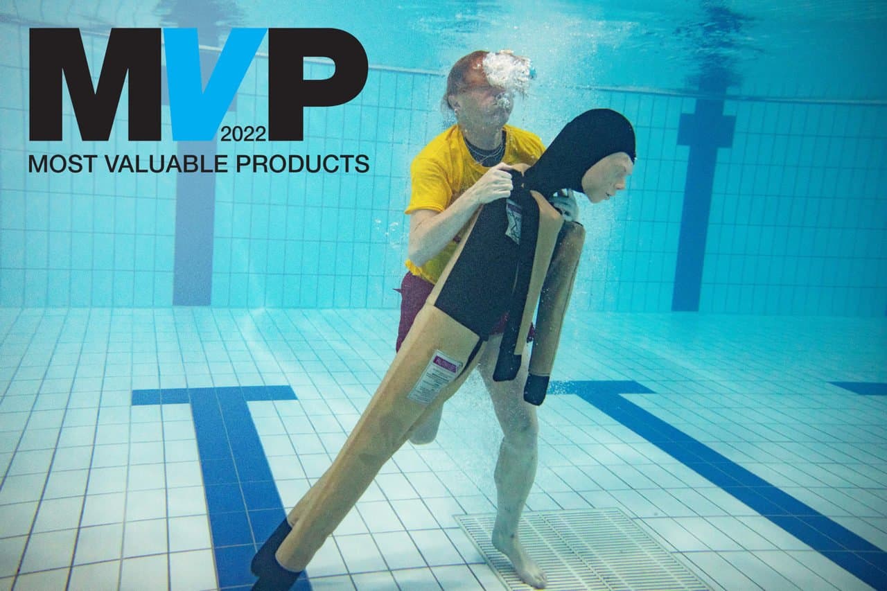 Pool Rescue Manikin Recognised as 2022 “Most Valuable Product” in the lifeguard industry!