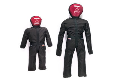 Rescue training dummy mannequins of different sizes.