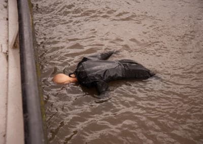 Advanced Water Rescue Manikin Floating in River