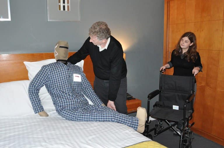 Emergency Evacuation Manikin Health and Care Training