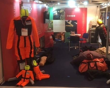 Ruth Lee present new products at the Emergency Services show