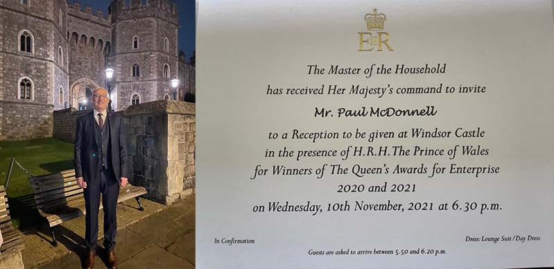 Ruth Lee Ltd honoured at a very special reception at Windsor Castle