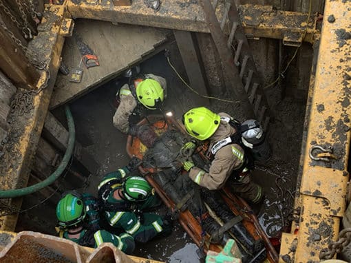 Emergency Services Team Up For Collaborative Working for Confined Space Training with eight2O