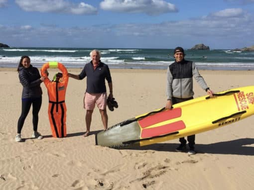 Crantock Surf Life Saving Club comes back from lifeguard shortage through training with manikins!