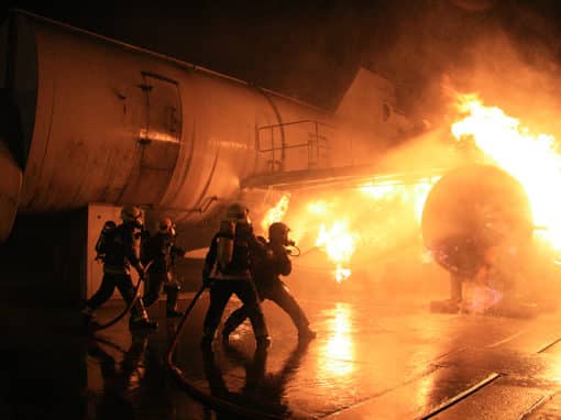 Training Manikins face the heat at the International Fire Training Centre (IFTC)