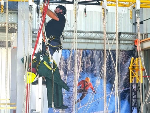 Working at Height training is a focus for Romanian Rope Access experts