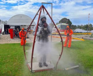 Simulated Chemical Suicide: Training for Rescue and Decontamination Operations