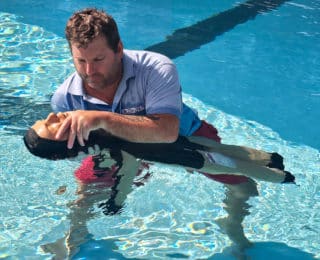 Spinal Injury Training with the Pool Rescue Manikin